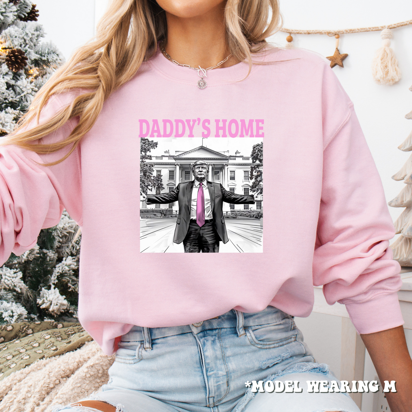 Trump - Daddy's Home Crewneck Sweatshirt