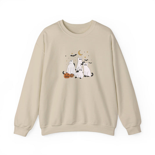 Ghost Cats Crewneck Sweatshirt