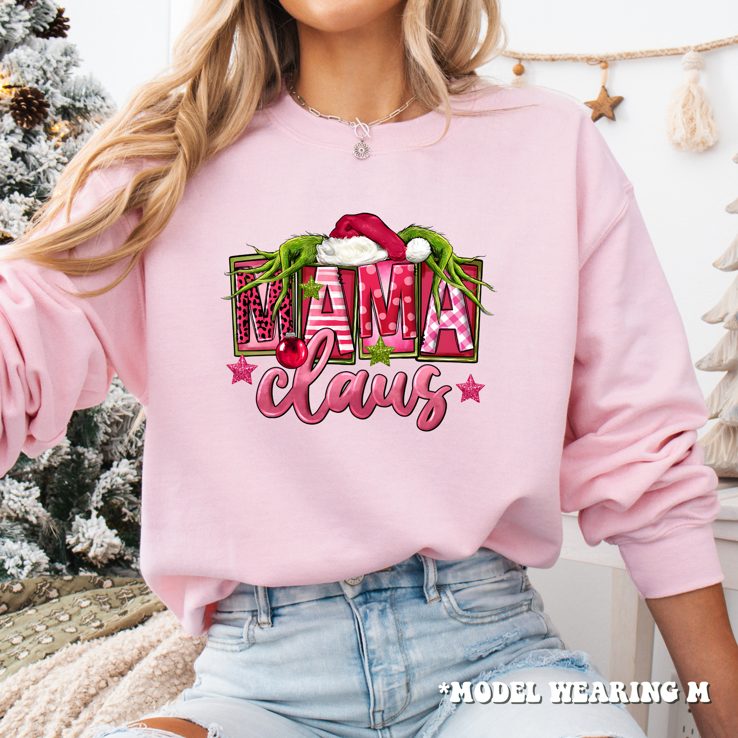 Christmas Grinch 'Mama Claus' Sweatshirt