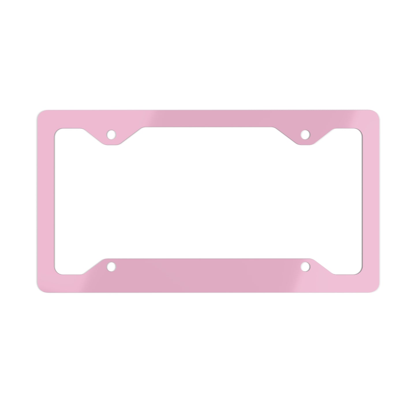 Light Pink License Plate Frame