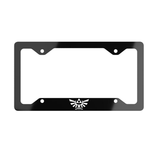 Hyrulian Crest Logo Metal License Plate Frame