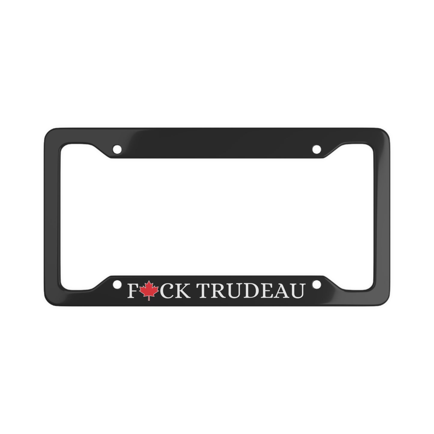 Fuck Trudeau License Plate Frame