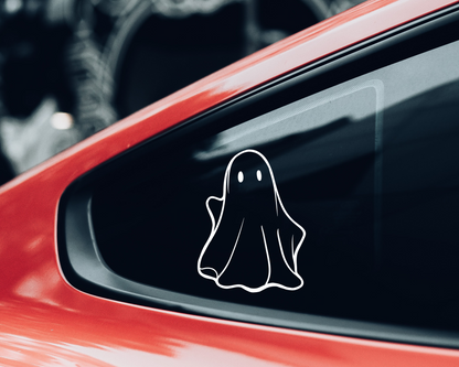 Retro Cute Ghost Decal