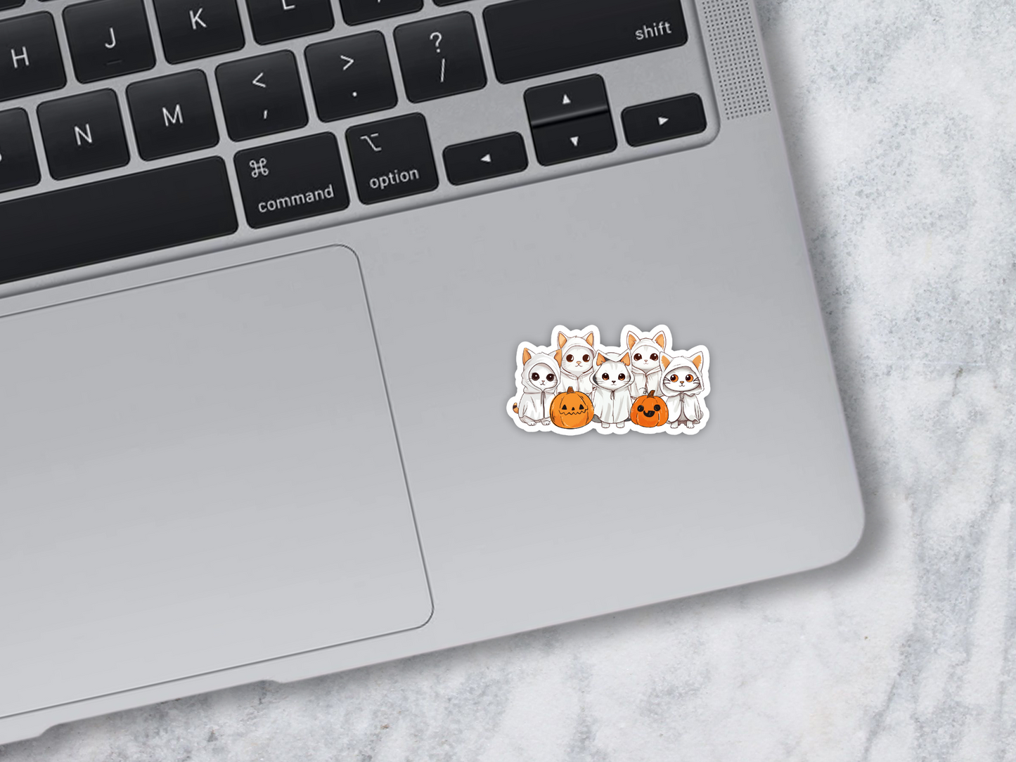 Retro Iced Coffee Ghost Sticker (Copy) (Copy)