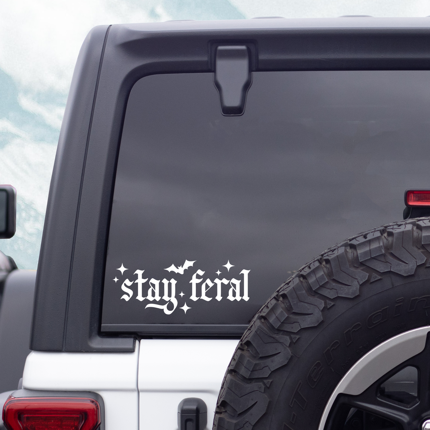 Stay Feral Decal