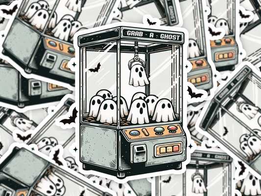 Grab a Ghost Sticker