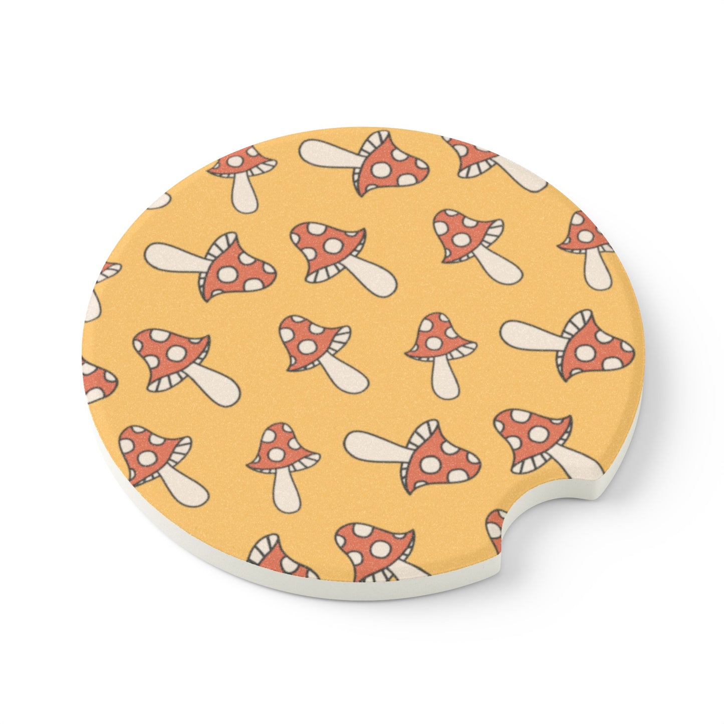 Groovy Mushroom Car Coasters