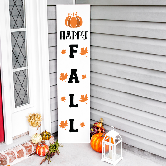Happy Fall Porch Decal