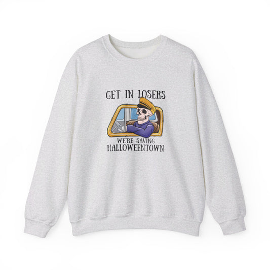 Get in Losers We're Saving Halloweentown Crewneck Sweatshirt