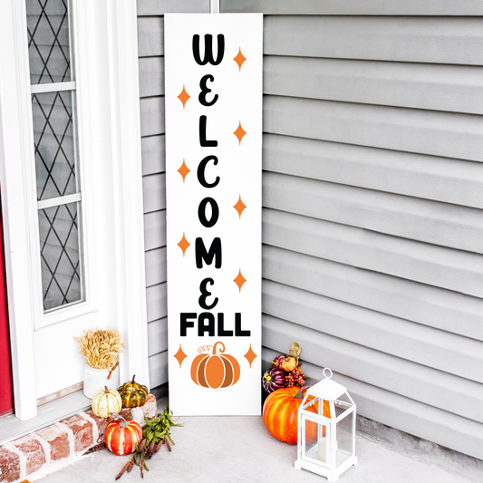 Welcome Fall Porch Decal