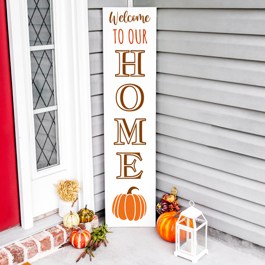 Welcome To Our Home Front Porch Decal