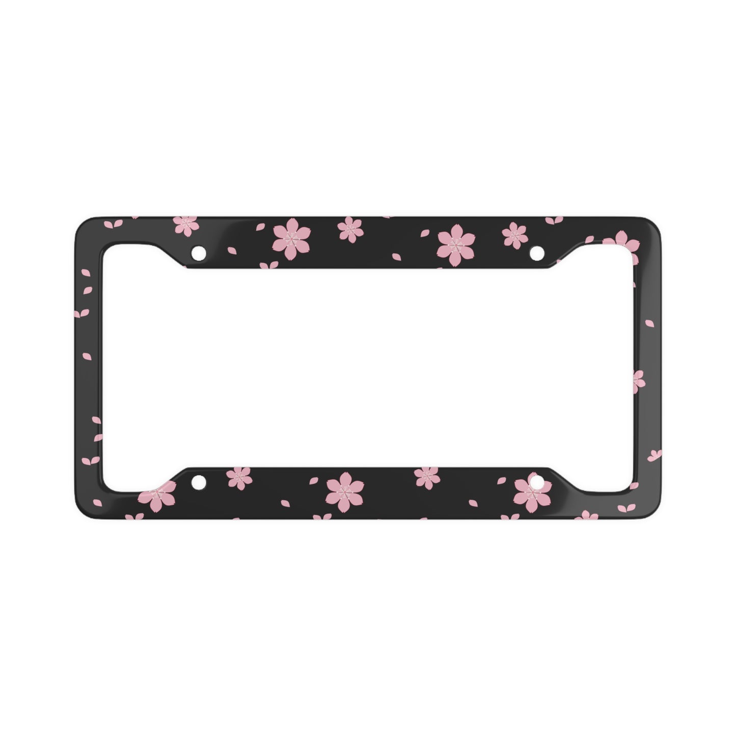 Cherry Blossom License Plate Frame