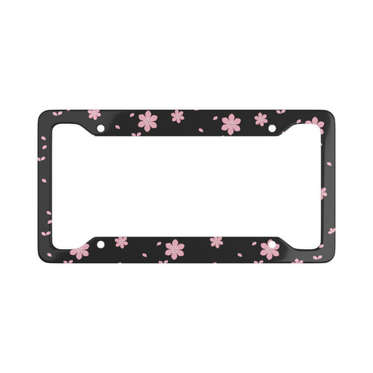 Cherry Blossom License Plate Frame