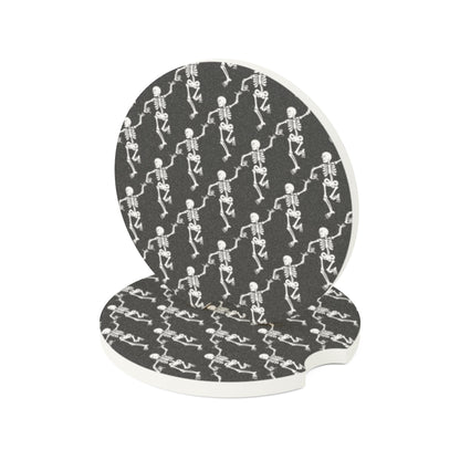 Dancing Skeleton Car Coasters