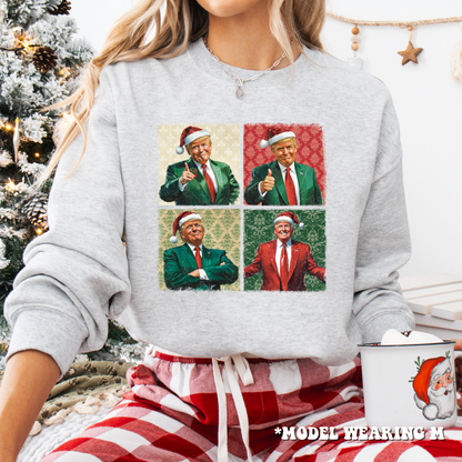 Sweatshirt - Donald Trump Christmas Crewneck