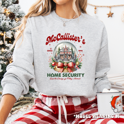 Home Alone -  McCallister's Home Security Crewneck Sweatshirt