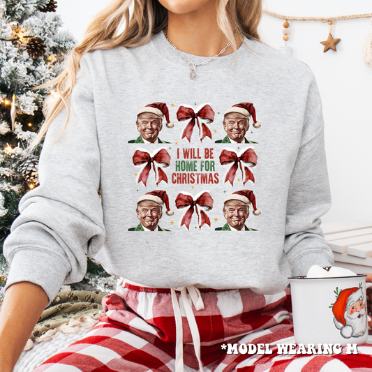 Sweatshirt - Donald Trump Will Be Home For Christmas