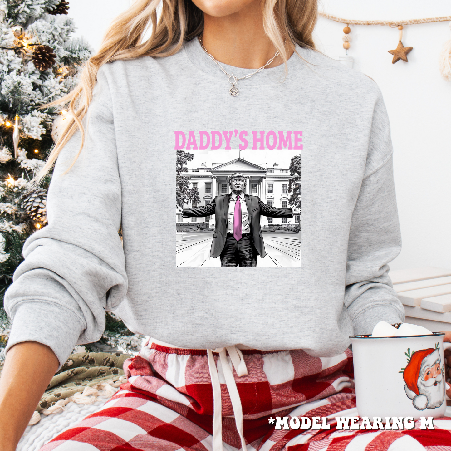 Trump - Daddy's Home Crewneck Sweatshirt