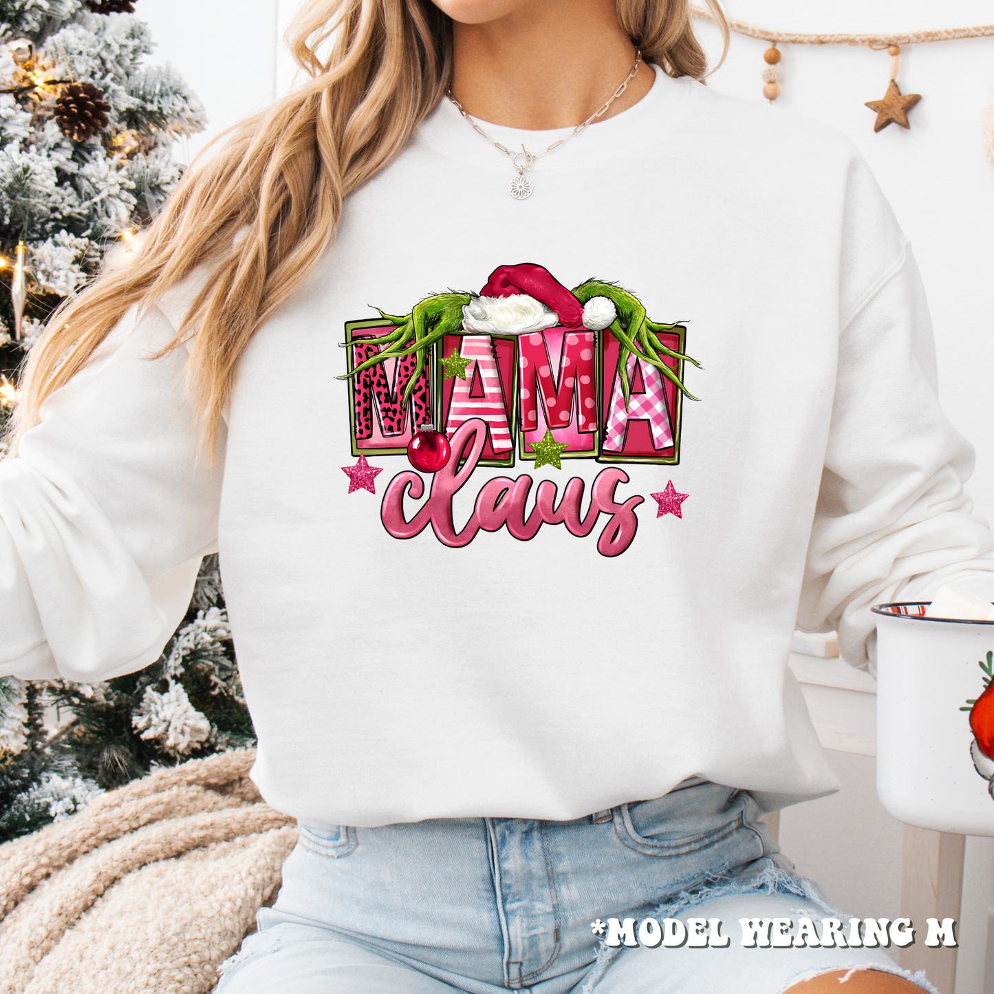 Christmas Grinch 'Mama Claus' Sweatshirt