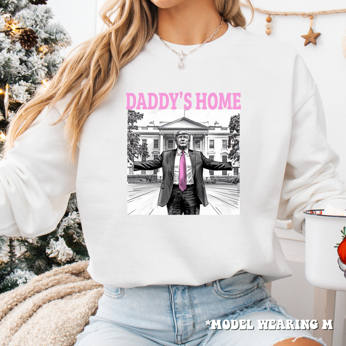 Trump - Daddy's Home Crewneck Sweatshirt