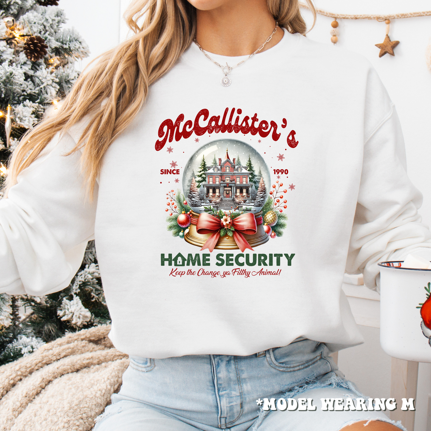 Home Alone -  McCallister's Home Security Crewneck Sweatshirt