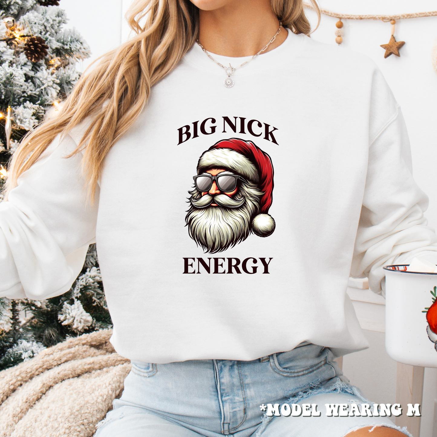 Big Nick Energy - Christmas Crewneck Sweatshirt