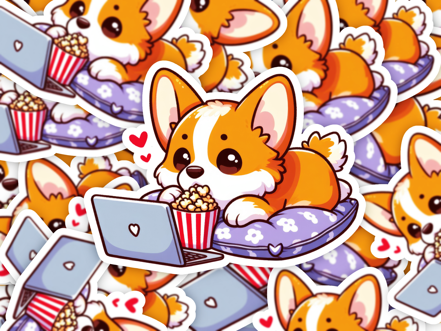 Kawaii Corgi Sticker