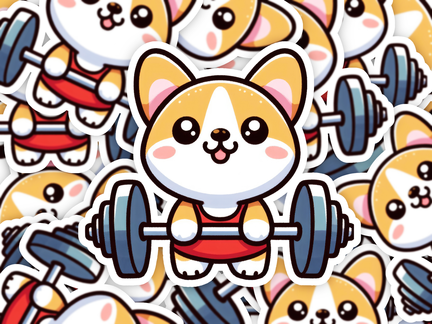 Kawaii Corgi Sticker