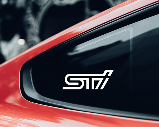 STI Logo Sticker