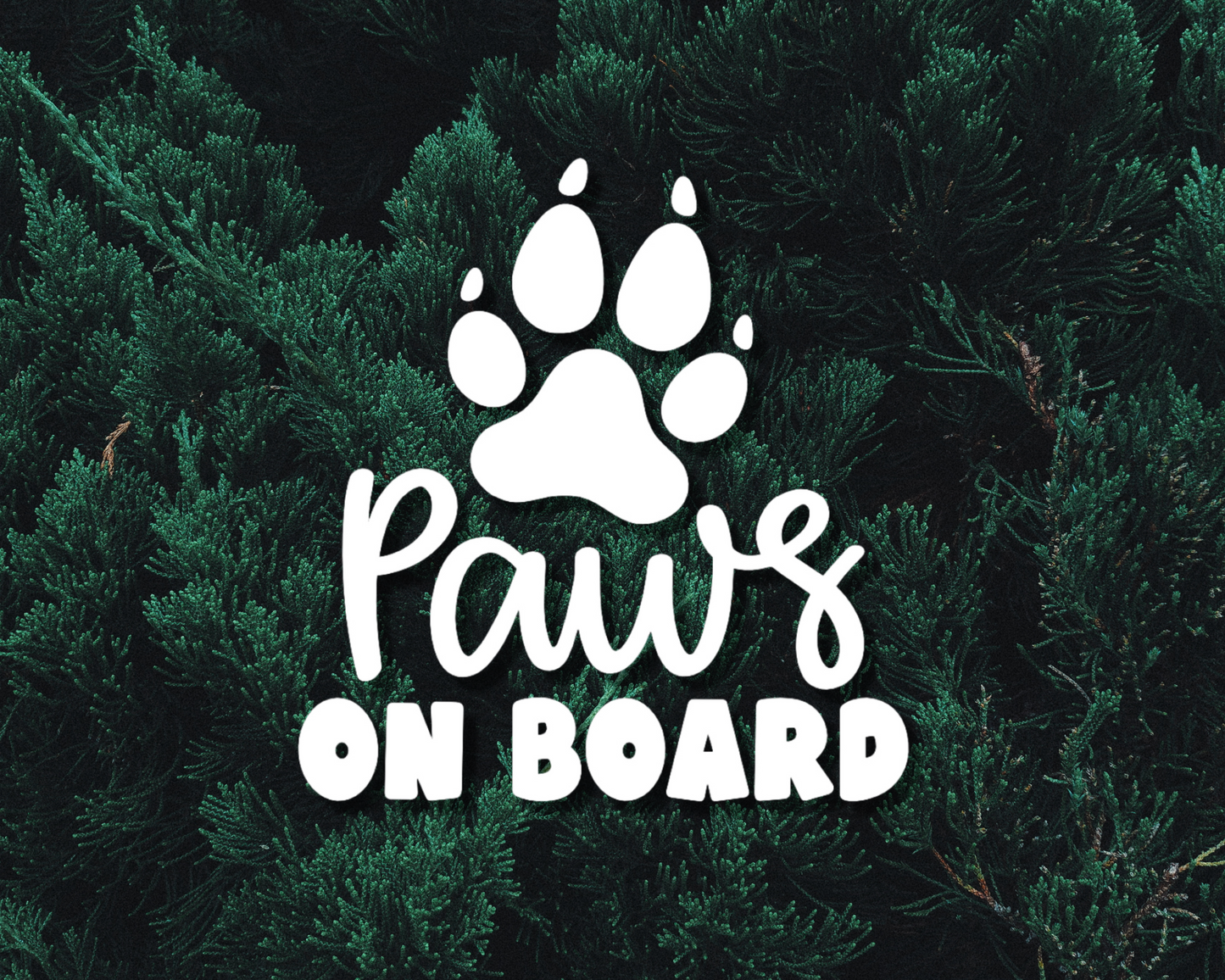 Paws On Board Decal