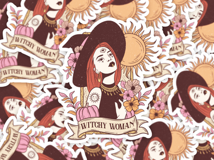 Witchy Woman Sticker