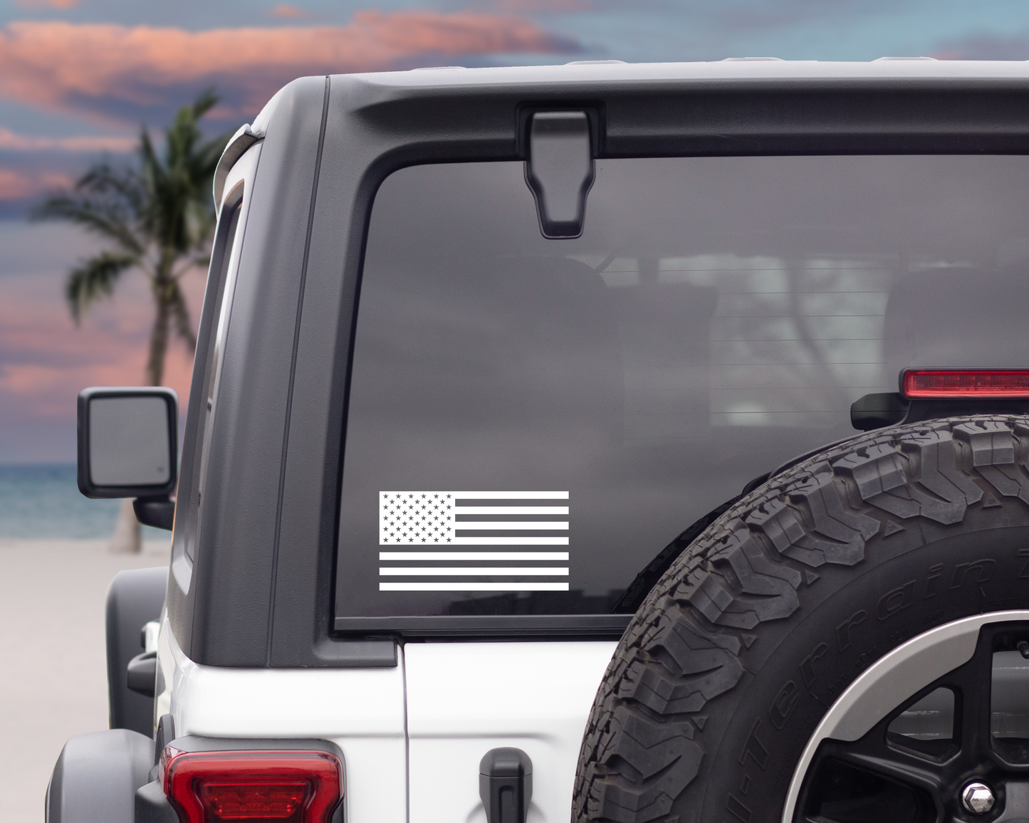 American Flag Decal