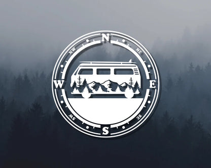 Compass Van Decal