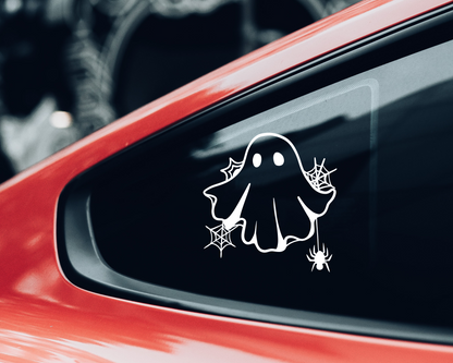 Retro Cute Ghost Decal