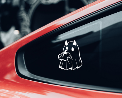 Retro Cute Ghost Decal