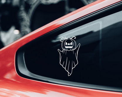 Retro Cute Ghost Decal