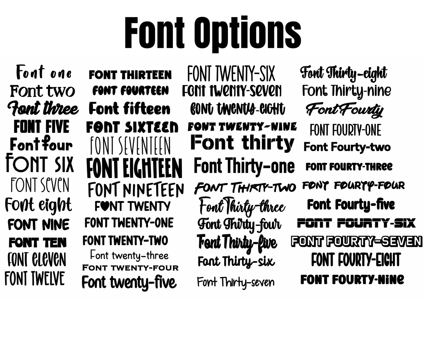 Custom Vinyl Decals - Create Your Own Vinyl Decal - Any Font, Size, and/or Image or Logo